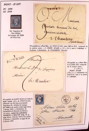 1589-1947 Très belle collection en 2 gros classeurs,