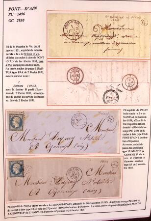 1589-1947 Très belle collection en 2 gros classeurs,