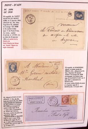 1589-1947 Très belle collection en 2 gros classeurs,