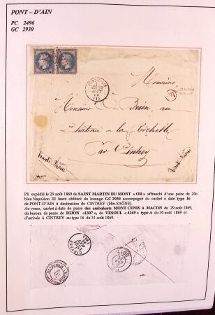 1589-1947 Très belle collection en 2 gros classeurs,