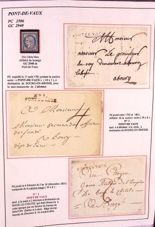 1589-1947 Très belle collection en 2 gros classeurs,