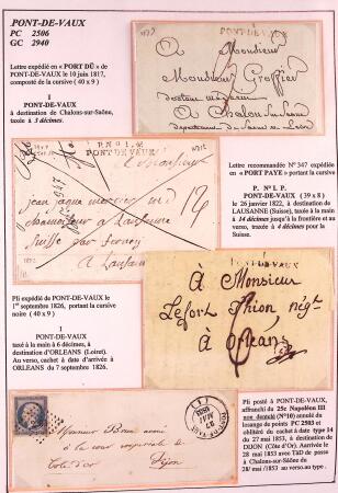 1589-1947 Très belle collection en 2 gros classeurs,