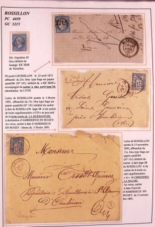 1589-1947 Très belle collection en 2 gros classeurs,