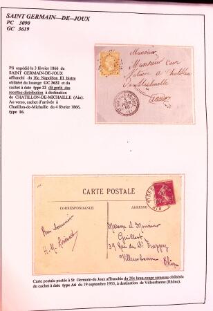 1589-1947 Très belle collection en 2 gros classeurs,