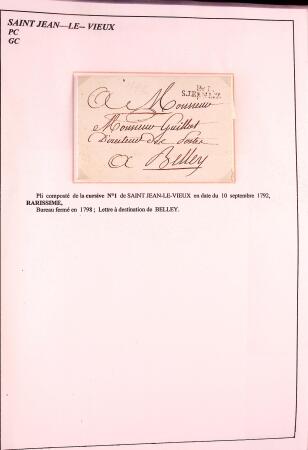 1589-1947 Très belle collection en 2 gros classeurs,