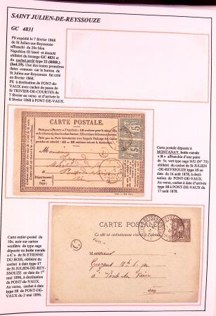 1589-1947 Très belle collection en 2 gros classeurs,