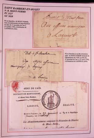 1589-1947 Très belle collection en 2 gros classeurs,
