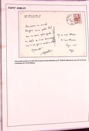 1589-1947 Très belle collection en 2 gros classeurs,