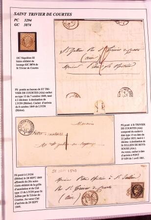 1589-1947 Très belle collection en 2 gros classeurs,