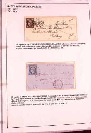1589-1947 Très belle collection en 2 gros classeurs,