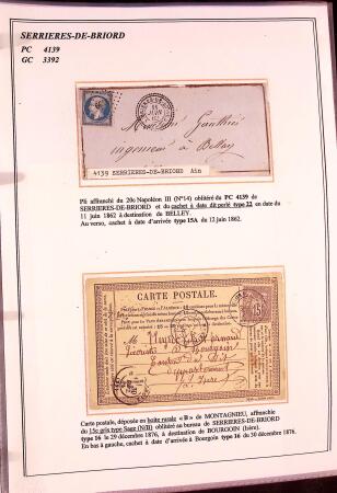 1589-1947 Très belle collection en 2 gros classeurs,