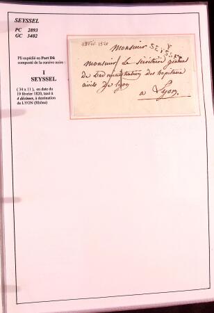 1589-1947 Très belle collection en 2 gros classeurs,