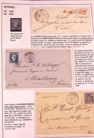 1589-1947 Très belle collection en 2 gros classeurs,
