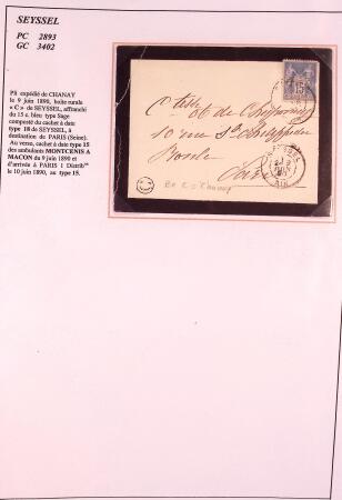 1589-1947 Très belle collection en 2 gros classeurs,