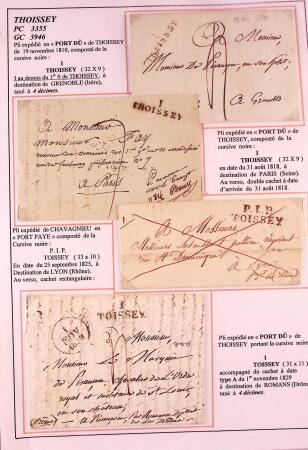 1589-1947 Très belle collection en 2 gros classeurs,
