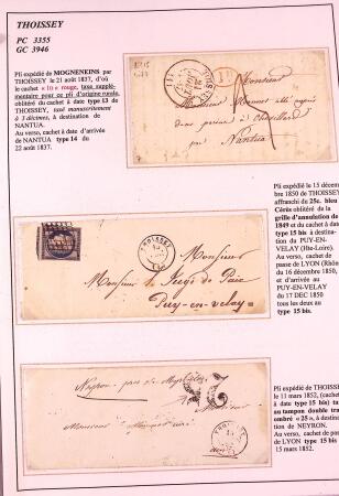 1589-1947 Très belle collection en 2 gros classeurs,