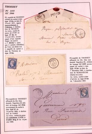 1589-1947 Très belle collection en 2 gros classeurs,