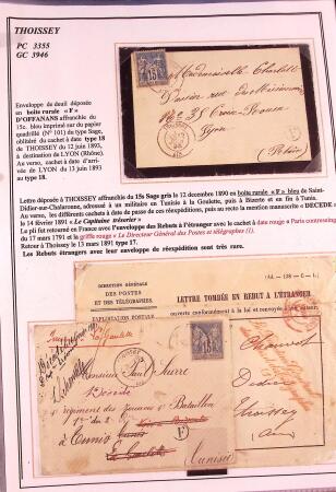 1589-1947 Très belle collection en 2 gros classeurs,