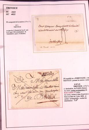 1589-1947 Très belle collection en 2 gros classeurs,