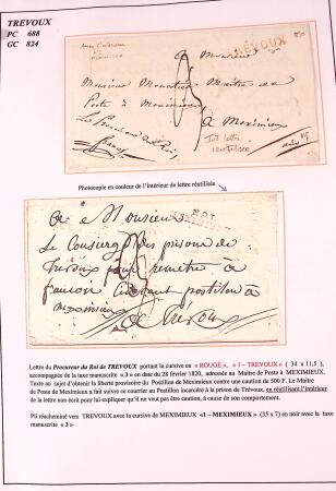 1589-1947 Très belle collection en 2 gros classeurs,