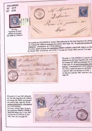 1589-1947 Très belle collection en 2 gros classeurs,