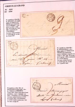 1589-1947 Très belle collection en 2 gros classeurs,