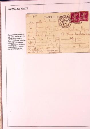1589-1947 Très belle collection en 2 gros classeurs,