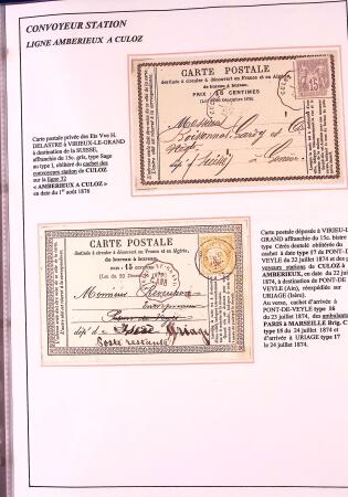 1589-1947 Très belle collection en 2 gros classeurs,