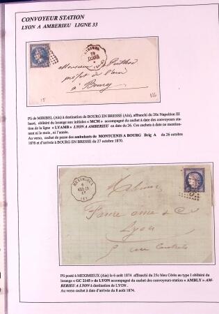1589-1947 Très belle collection en 2 gros classeurs,