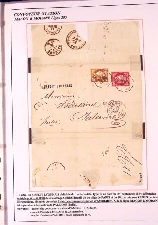1589-1947 Très belle collection en 2 gros classeurs,