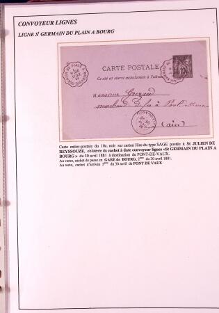 1589-1947 Très belle collection en 2 gros classeurs,