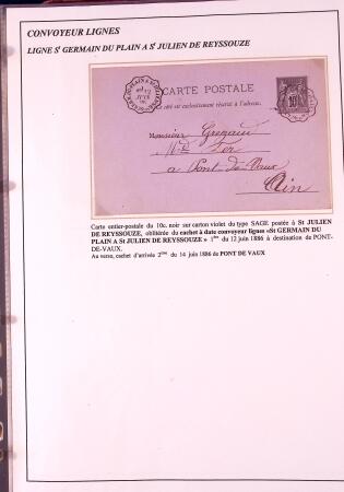 1589-1947 Très belle collection en 2 gros classeurs,