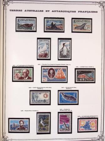 1955-1996 Belle collection timbres neuf des TAAF dans