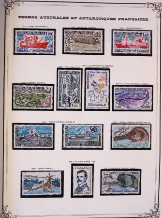 1955-1996 Belle collection timbres neuf des TAAF dans