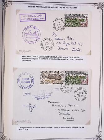 1955-1996 Belle collection timbres neuf des TAAF dans