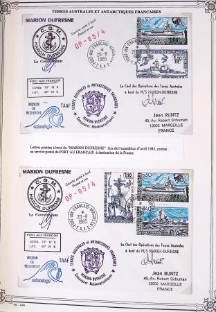 1955-1996 Belle collection timbres neuf des TAAF dans