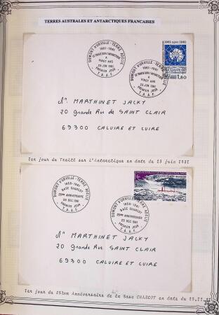 1955-1996 Belle collection timbres neuf des TAAF dans