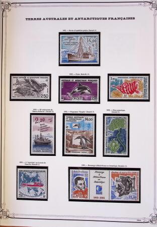 1955-1996 Belle collection timbres neuf des TAAF dans