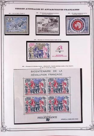 1955-1996 Belle collection timbres neuf des TAAF dans