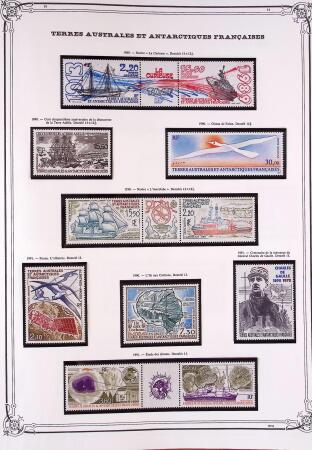 1955-1996 Belle collection timbres neuf des TAAF dans