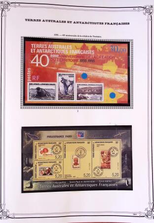1955-1996 Belle collection timbres neuf des TAAF dans