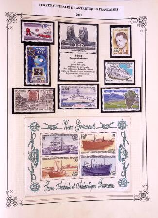 1955-1996 Belle collection timbres neuf des TAAF dans