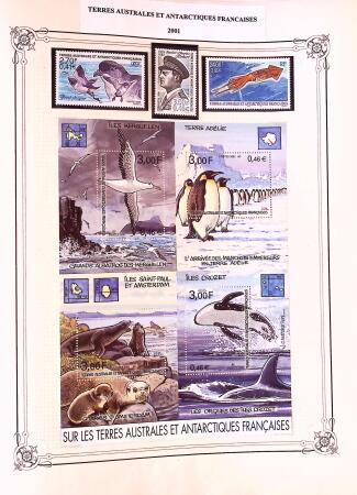 1955-1996 Belle collection timbres neuf des TAAF dans
