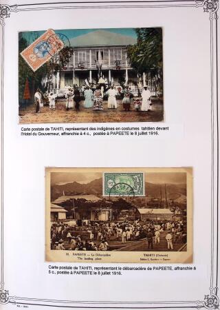 1893-2000 Collection de timbres commençant par Tahiti