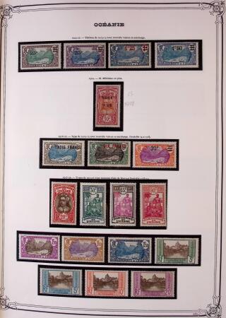 1893-2000 Collection de timbres commençant par Tahiti