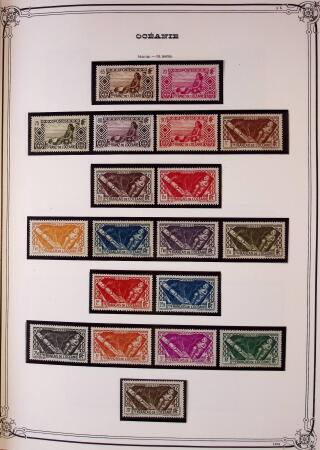 1893-2000 Collection de timbres commençant par Tahiti