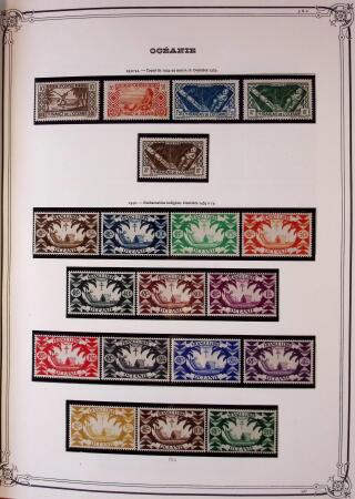 1893-2000 Collection de timbres commençant par Tahiti