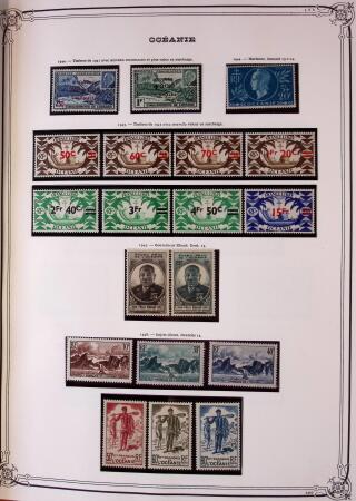 1893-2000 Collection de timbres commençant par Tahiti