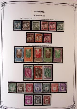 1893-2000 Collection de timbres commençant par Tahiti