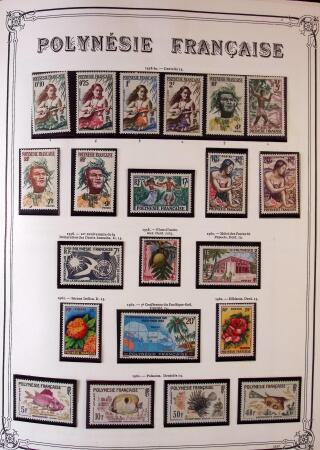 1893-2000 Collection de timbres commençant par Tahiti